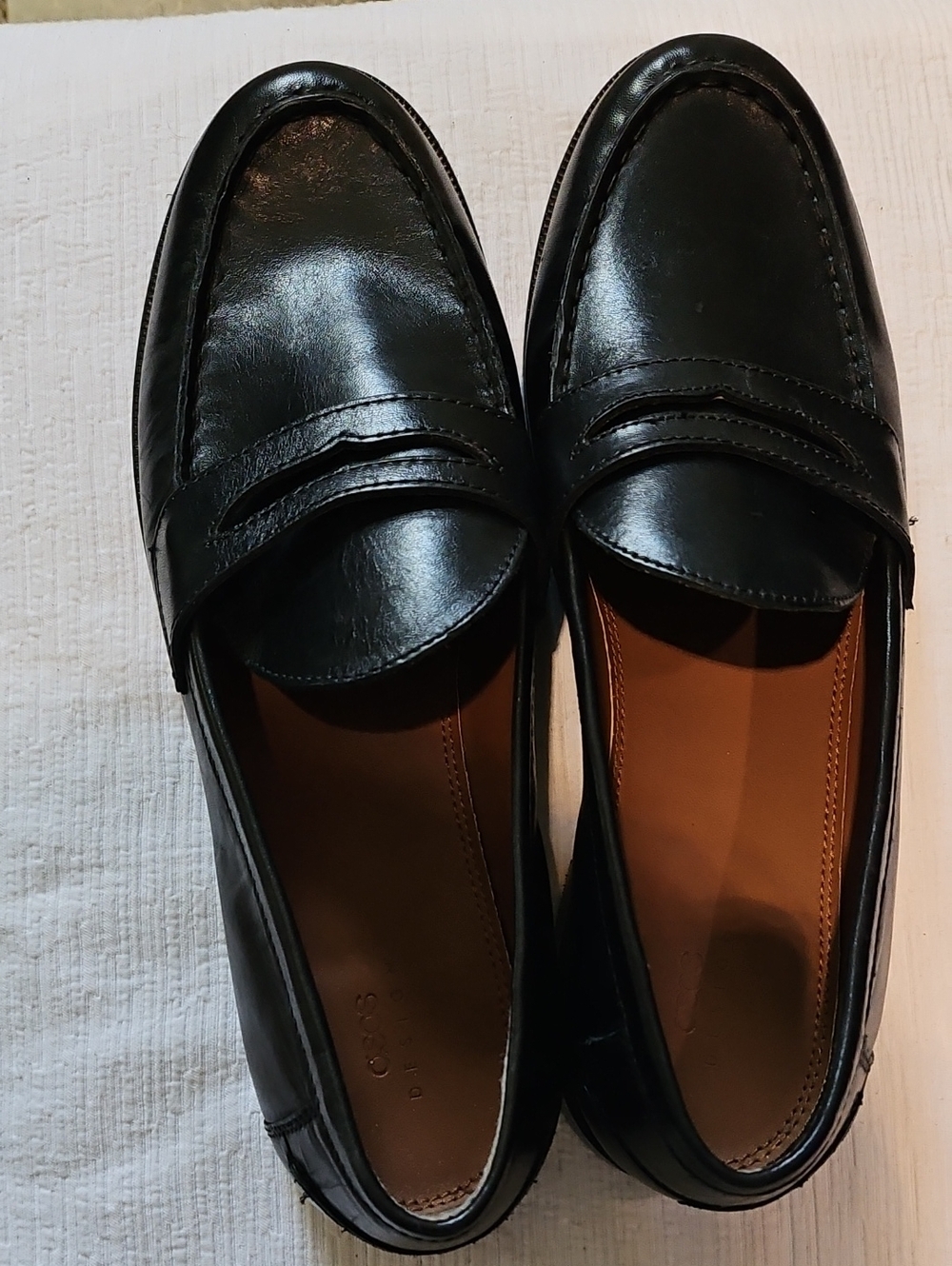 ASOS Black Penny Loafers Women's Size 9 - Picture 5 of 5